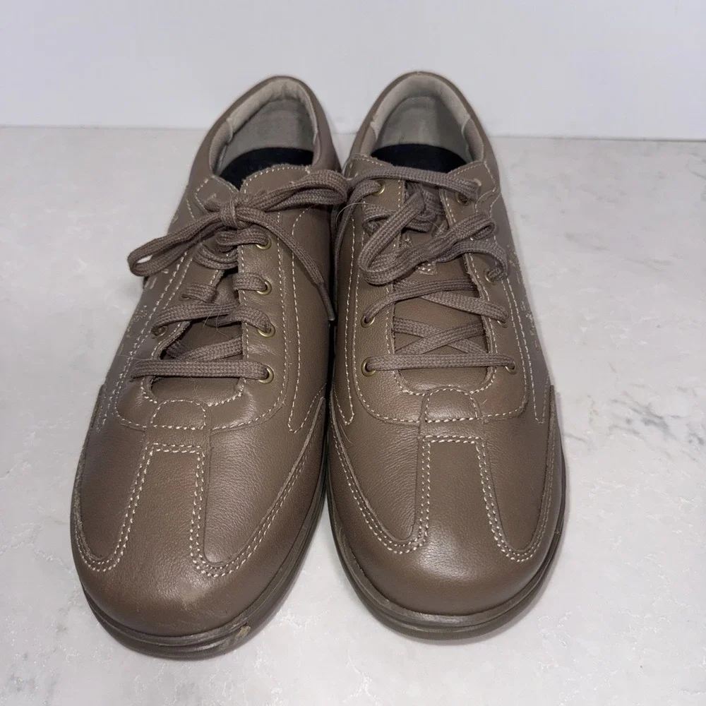 Apex A543W Robyn Oxford Orthopedic Genuine Leather Shoes Women's 12 Wide